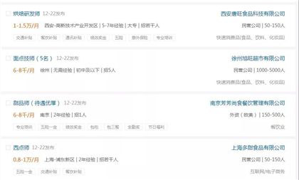 糕点培训速成班