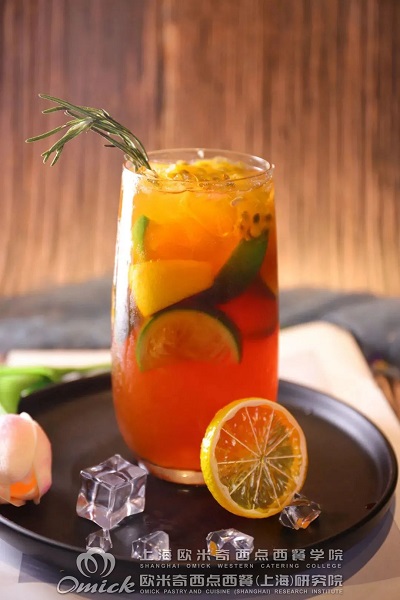 百香果柠檬茶制作