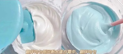 蓝天白云蛋糕卷