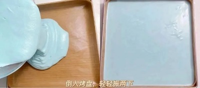 蓝天白云蛋糕卷