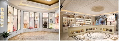 欧米奇学院作品展示与证书展示区