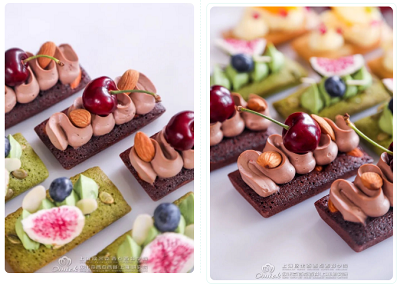 奶油水果费南雪